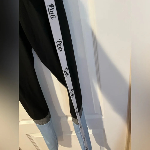 Pink by Victoria Secret Ultimate black & blue leggings. Size XS - Picture 5 of 6
